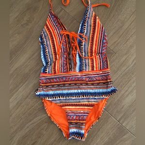 La vie en rose one piece swimsuit.